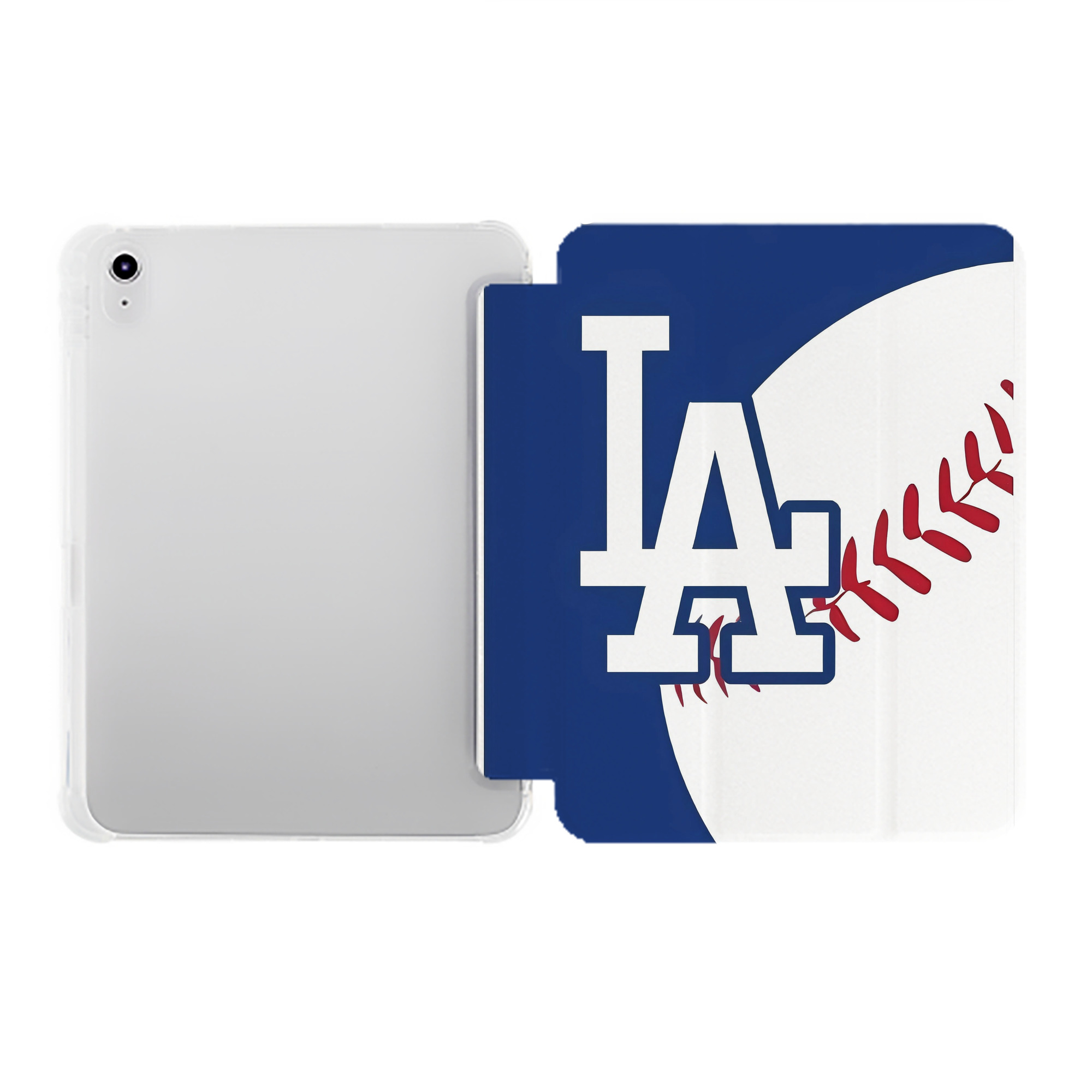  Premium Tri-Fold PU Leather & Silicone IPad Case With Pencil Slot – Fits 9.5,10.5,10.9 – Adjustable Stand, Slim, Protective